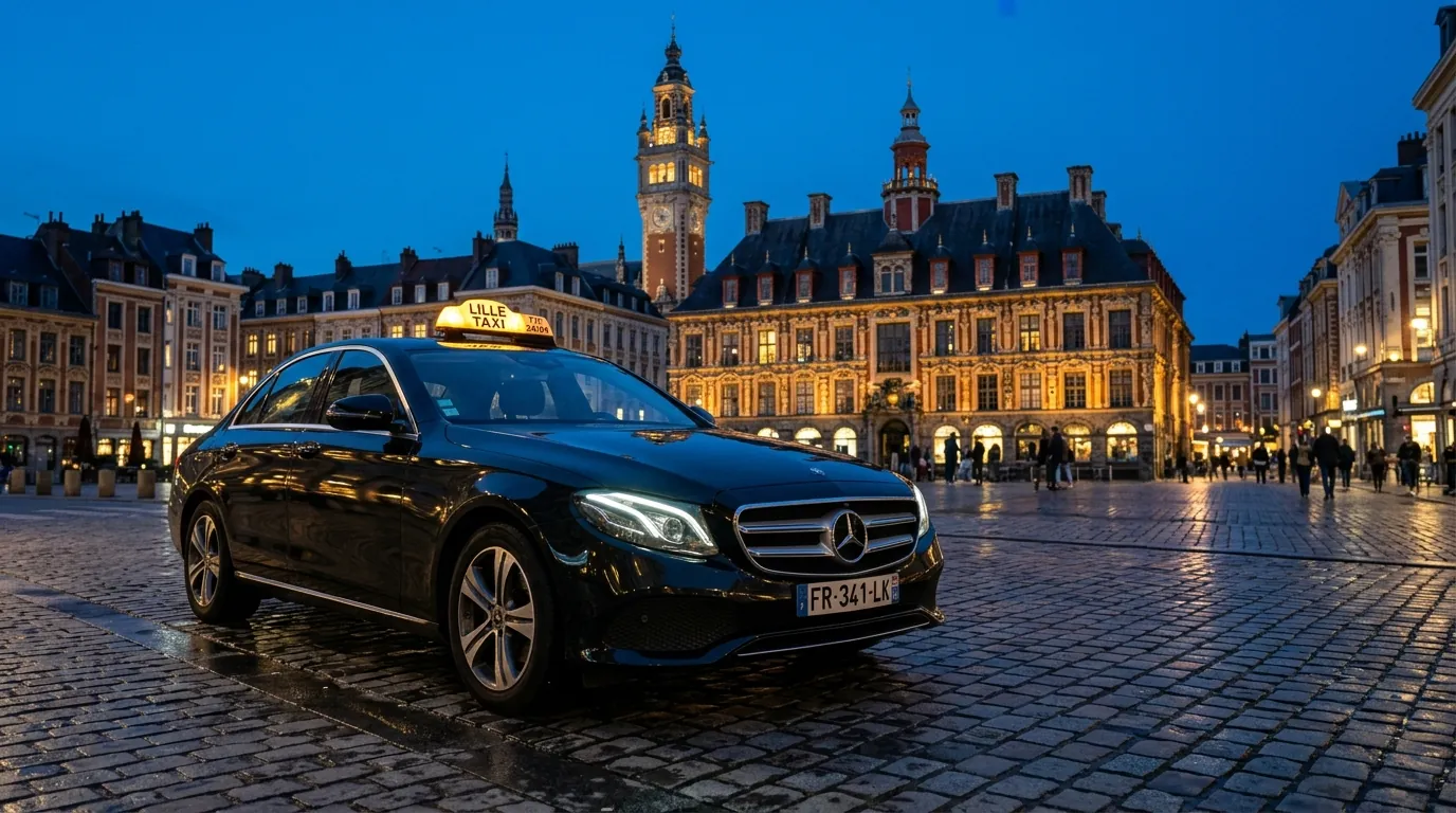 V'La Taxi Mercedes Grand Place Lille